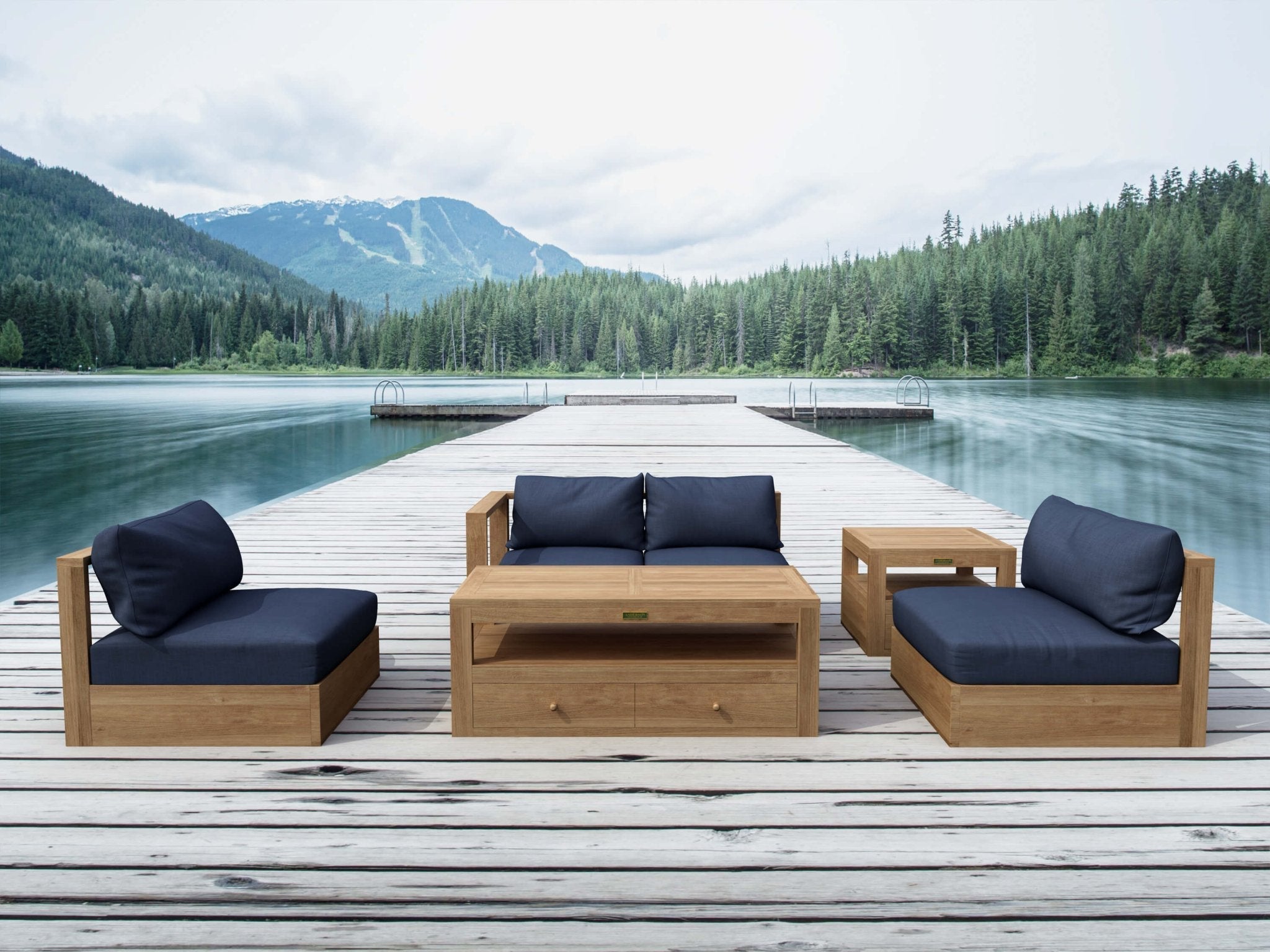 REPLACEMENT CUSHION SET-152 COPACABANA MODULAR DEEP SEATING SET - Clinch River Fishing USA