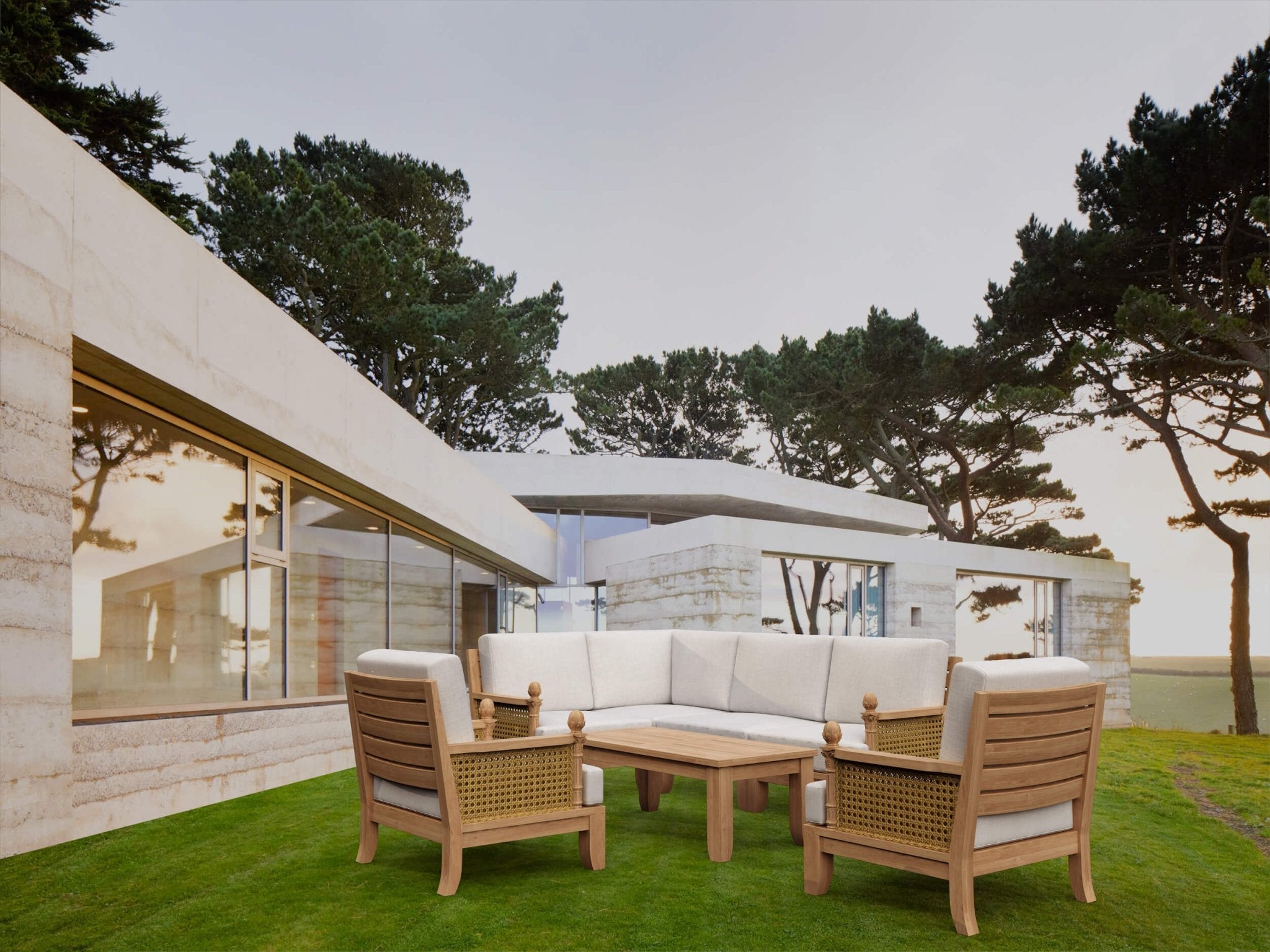 REPLACEMENT CUSHION SET-73 LUXE MODULAR DEEP SEATING SET - Clinch River Fishing USA
