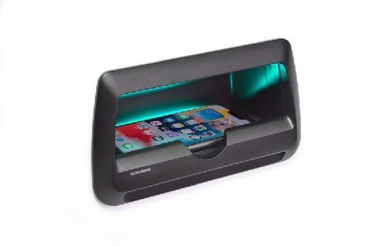 SCANSTRUT Waterproof Wireless Charger - Cove LED 3 Coil 15W phone charging pocket 12/24V | SC-CW-10GT - Clinch River Fishing USA