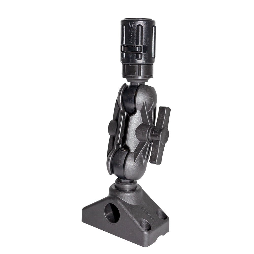 Scotty 162 1.5" Ball Mount w/Gear Head Post & 241 Side Deck Mount - Clinch River Fishing USA