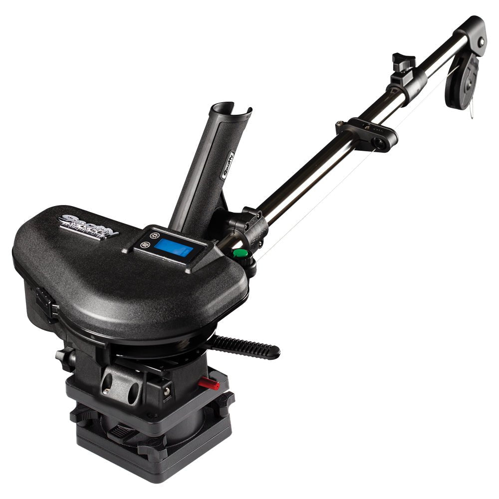 Scotty 2106 HP Depthpower Electric Downrigger 60 SS Telescoping Boom w/Swivel Base - Single Rod Holder - Clinch River Fishing USA
