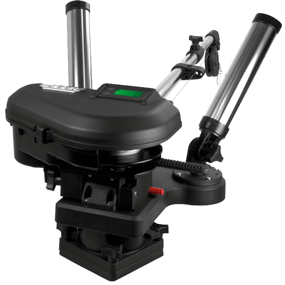 Scotty 2116 HP Depthpower Electric Downrigger 60" SS Telescoping Boom w/Swivel Base - Dual Rod Holder - Clinch River Fishing USA