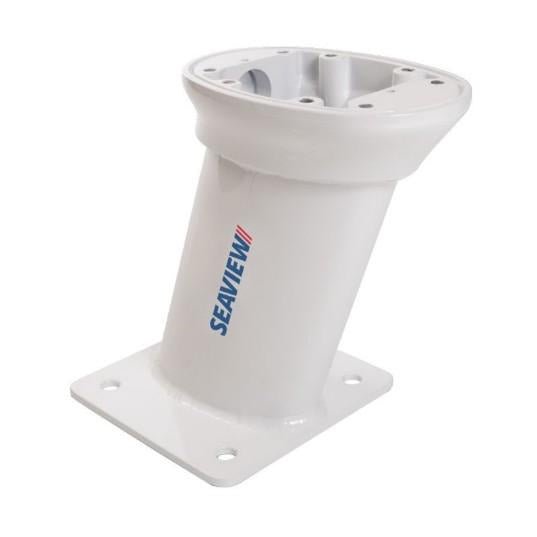 SEAVIEW 10" Modular Radar Mount, FWD Raked, 7" x 7" Base Plate, Light Bar Compatible. *Top plate required | PMF107M1 - Clinch River Fishing USA