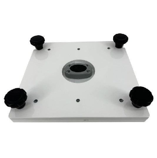 SEAVIEW Removable Base for Pedestal Mounts with a 10" x 10" Base Plate - White | PMRB10 - Clinch River Fishing USA