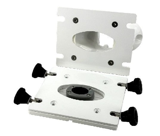 SEAVIEW Removable Base for Pedestal Mounts with a 7" x 7" Base Plate - White | PMRB7 - Clinch River Fishing USA