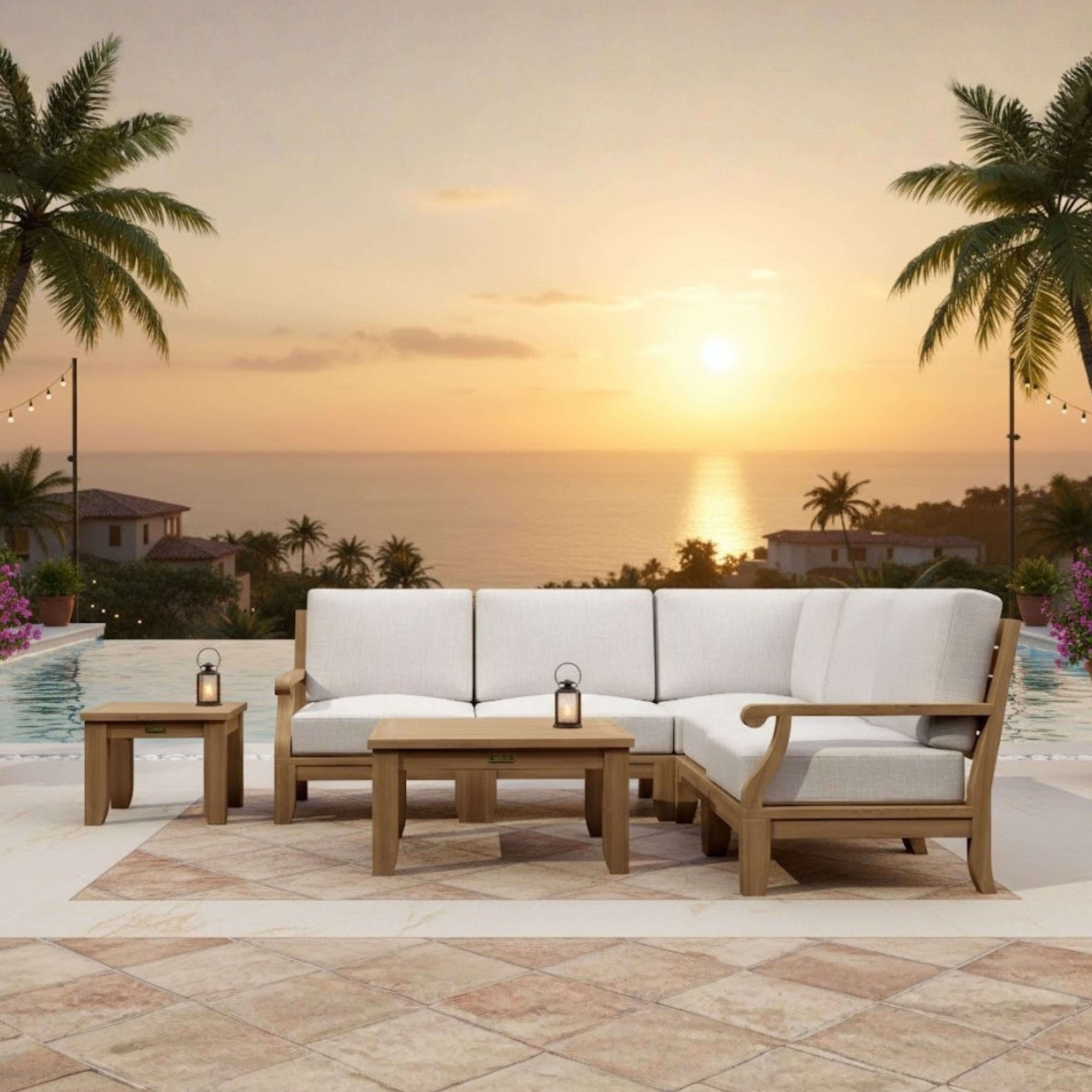 SET-96 RIVIERA MODULAR DEEP SEATING SET - Clinch River Fishing USA