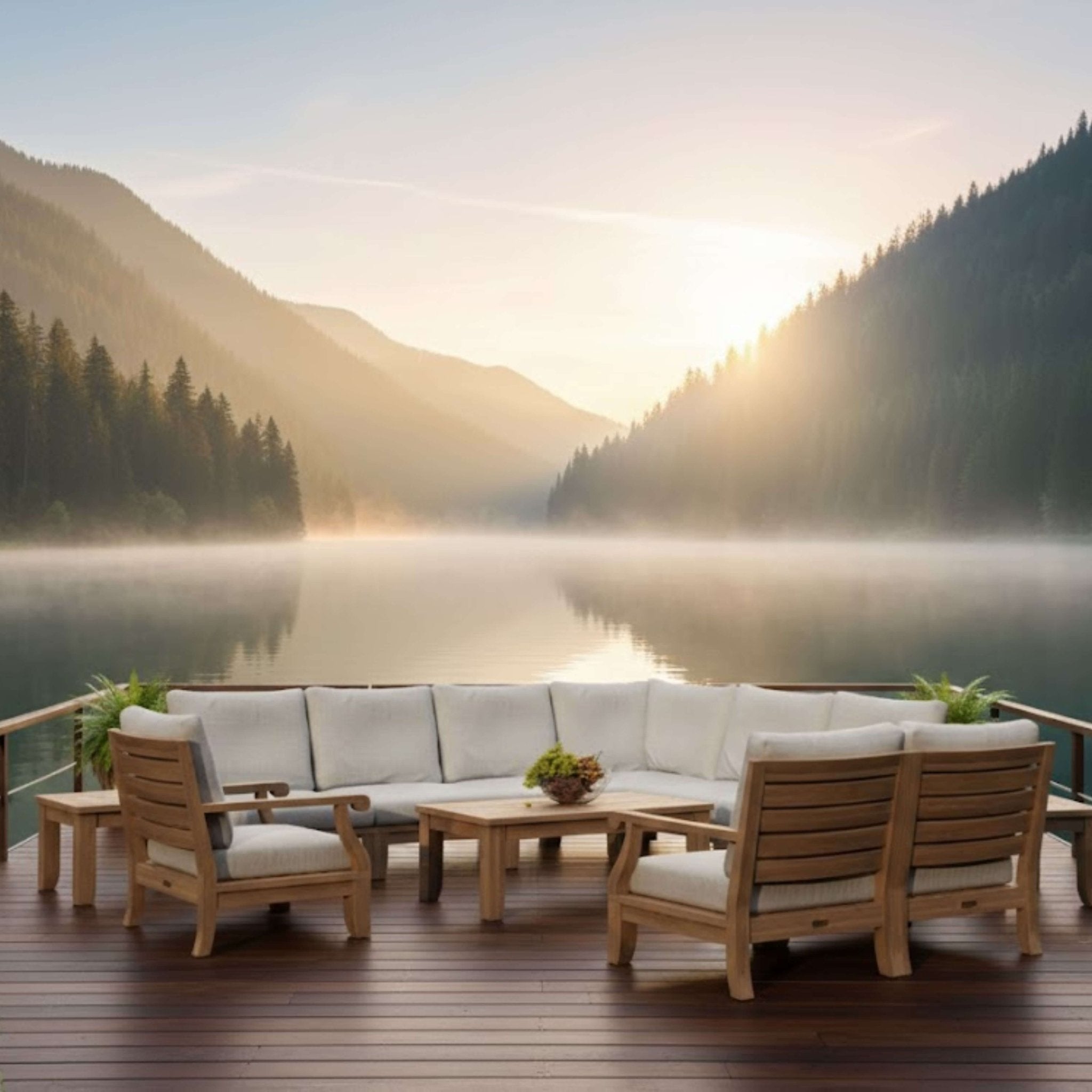SET-98B RIVIERA MODULAR DEEP SEATING SET - Clinch River Fishing USA