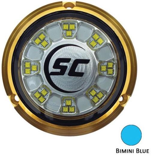 SHADOW-CASTER 24 LEDs Bronze Underwater Marine Light - Bimini Blue | SCR-24-BB-BZ-10 - Clinch River Fishing USA
