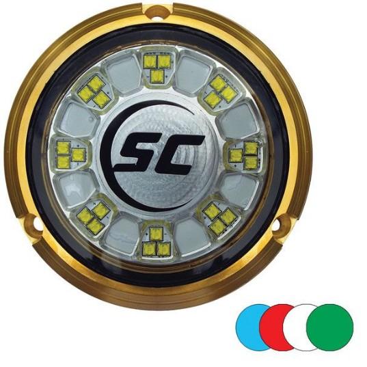 SHADOW-CASTER 24 LEDs Bronze Underwater Marine Light - Color Changing | SCR-24-CC-BZ-10 - Clinch River Fishing USA