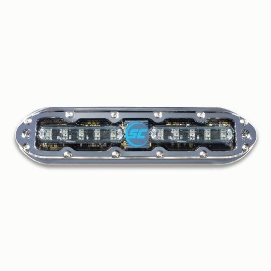 SHADOW-CASTER SCM10 316 SS Housing Underwater Light - Bimini Blue w/ 20' Cable | SCM-10-BB-20 - Clinch River Fishing USA