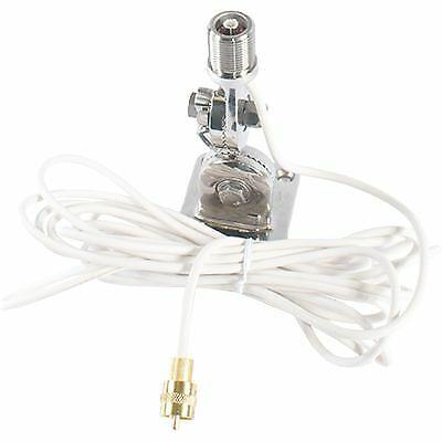 SHAKESPEARE QuickConnectΓ stainless steel rail mount w/ cable for use w/ QC antennas | QCM-SR - Clinch River Fishing USA