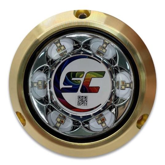 SHADOW-CASTER SC3 Bronze Surface Mount Underwater Light 3k Lumens - Color Changing | SC3-CC-BZSM