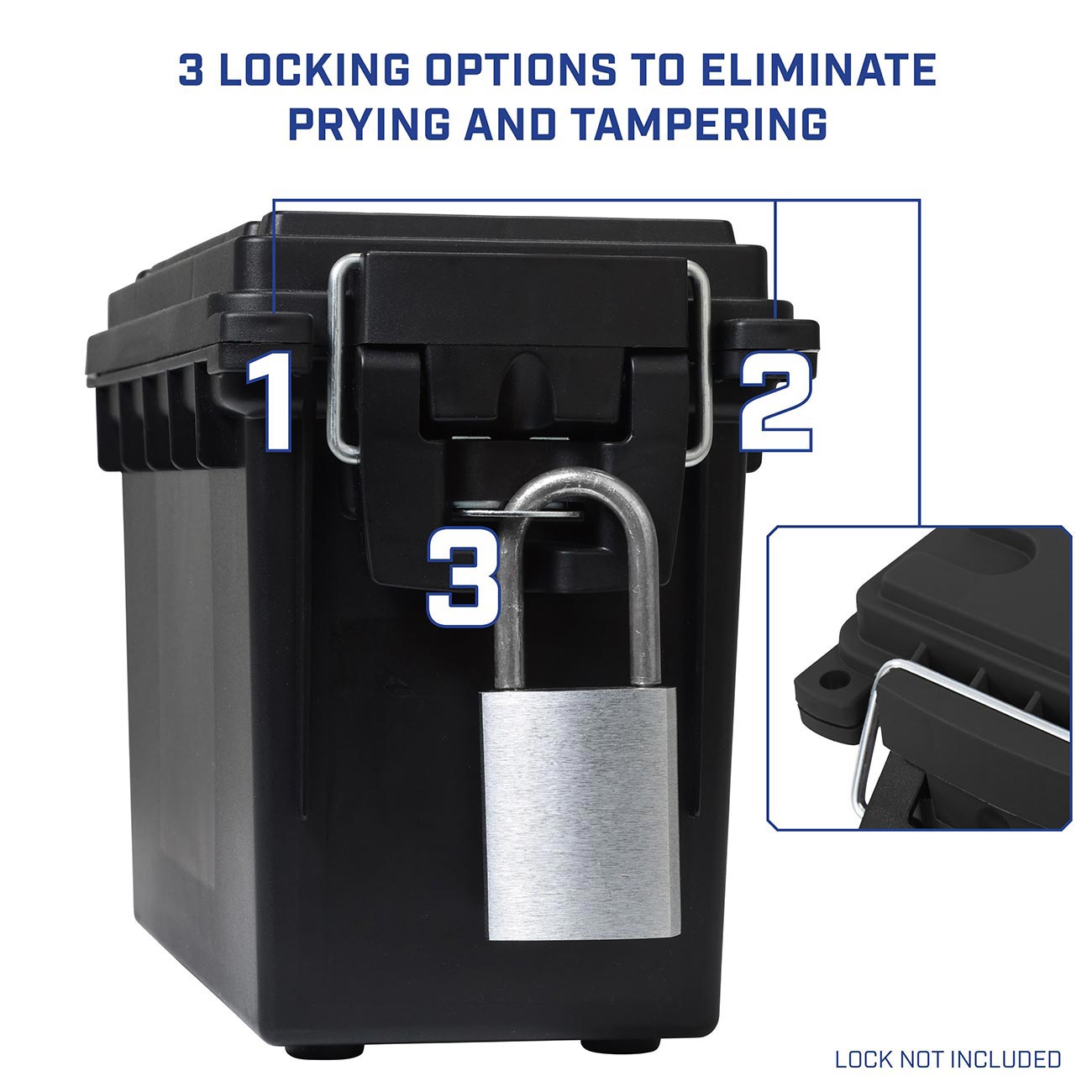 Sheffield Field Box - Black (Made In U.S.A.) - Clinch River Fishing USA