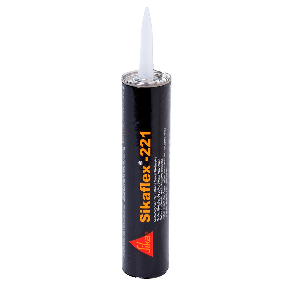 Sika Sikaflex® 221 Multi - Purpose Polyurethane Sealant/Adhesive - 10.3oz (300ml) Cartridge - White - Clinch River Fishing USA