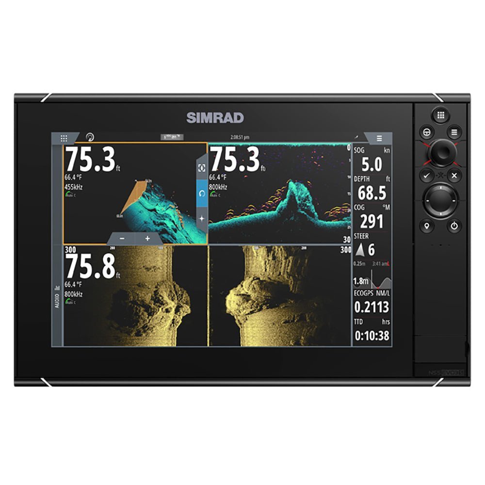 Simrad NSS12 evo3S Combo Multi-Function Chartplotter/Fishfinder - No HDMI Video Out Port - Clinch River Fishing USA