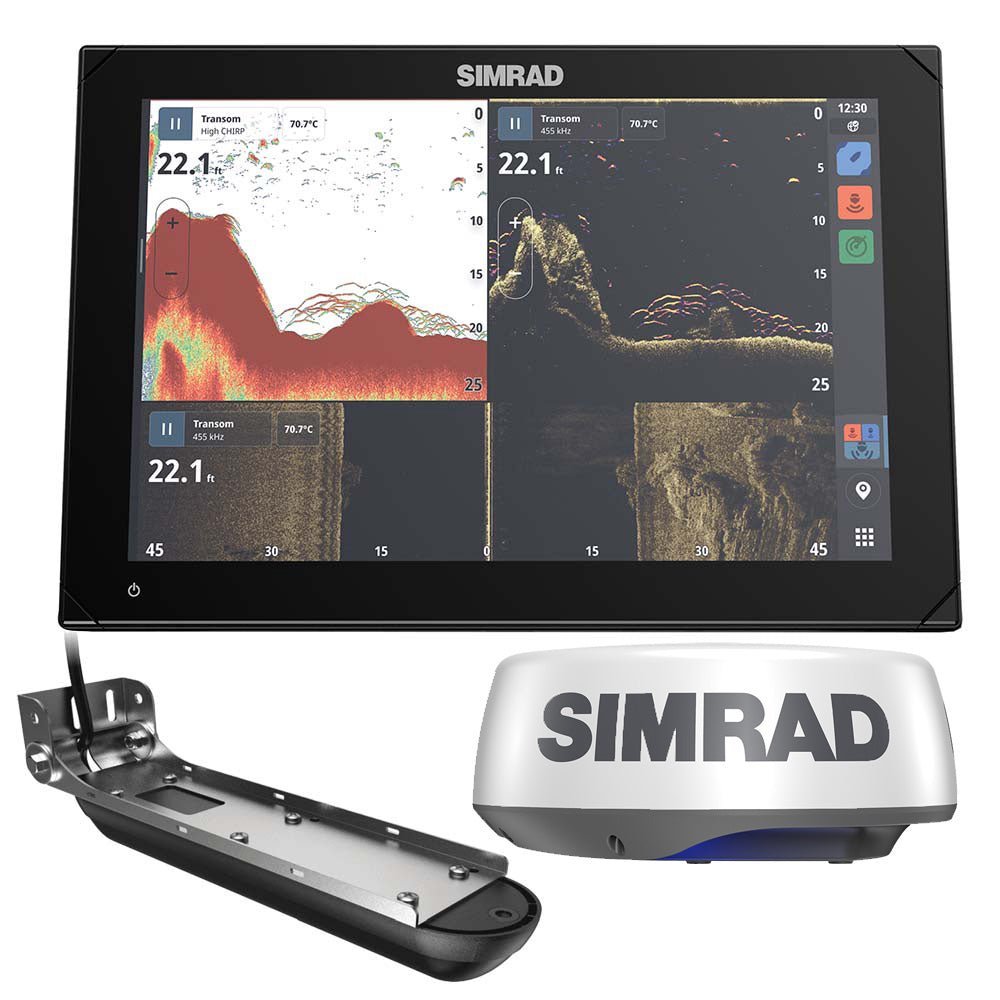 Simrad NSX™ 3012 Radar Bundle - HALO20+ Radar Dome & Active Imaging™ 3-in-1 Transducer - Clinch River Fishing USA