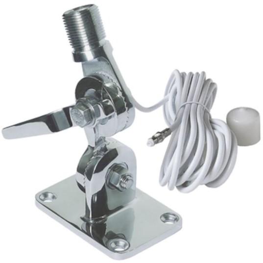 SIMRAD Stainless Steel Quickfit Antenna Mount with Cable for Use with Both 7.9 and 3.3 ft Fiberglass Antennas | AA000224 - Clinch River Fishing USA