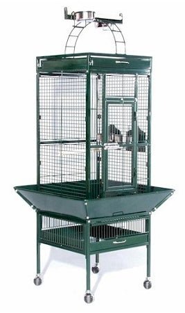 Small Wrought Iron Select Bird Cage - Chalk White - Clinch River Fishing USA