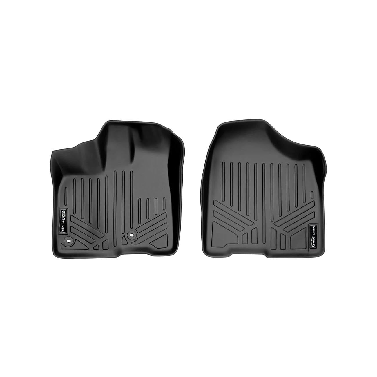 Smartliner Floor Liners Front/2nd Row 2013GΓΓ΄2020 Toyota Sienna - 8 Passenger Model (Black) - Clinch River Fishing USA