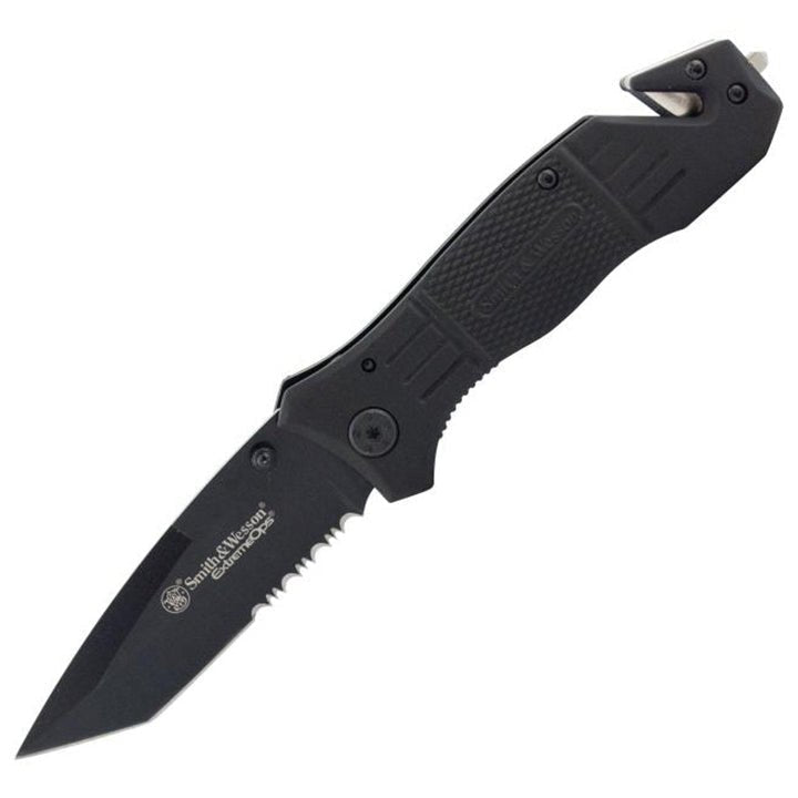 Smith & Wesson 3.3" Folding Pocket Knife & Rescue Tool - Clinch River Fishing USA