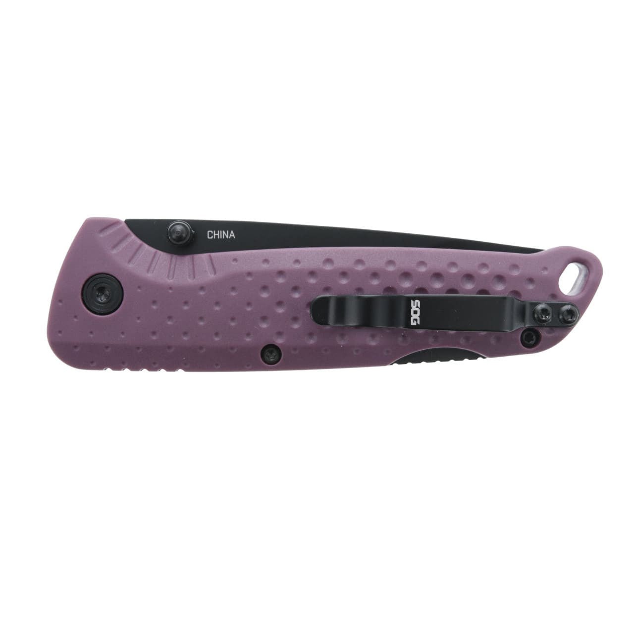 SOG Adventurer LB 3" Folding Pocket Knife (Dusk Purple + Black) - Clinch River Fishing USA
