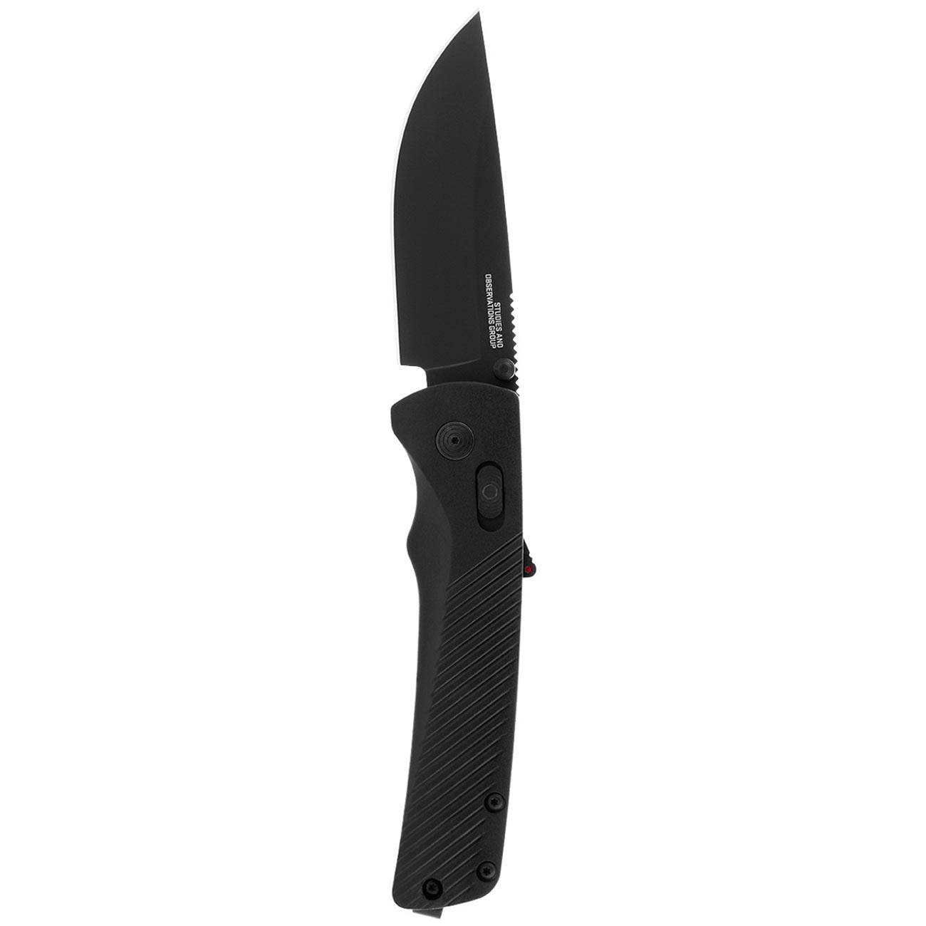 SOG Flash AT 3.45" Folding Pocket Knife (Blackout) - Clinch River Fishing USA