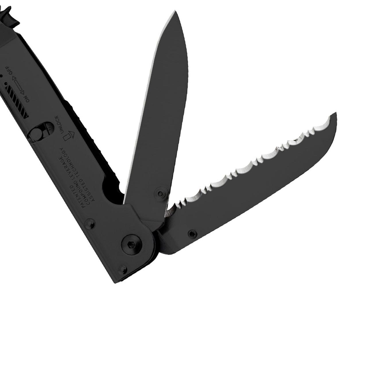 SOG POWERASSIST 16 - In - 1 Multi - Tool (Black Oxide Finish) - Clinch River Fishing USA