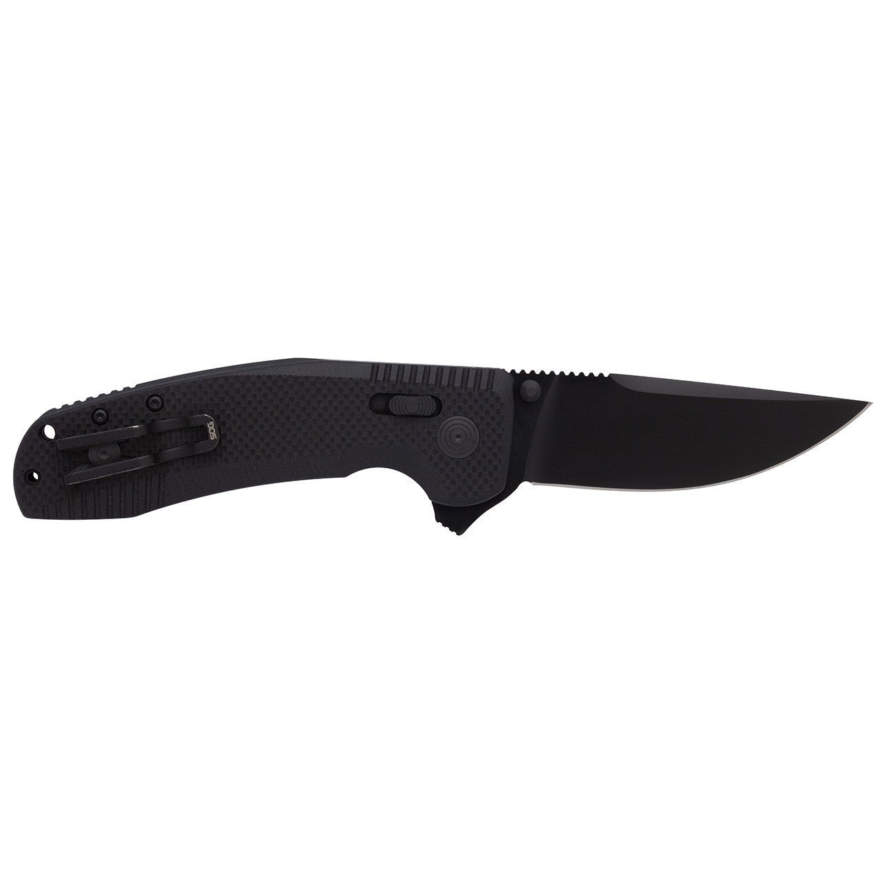 SOG SOG-TAC XR 3.39" Folding Pocket Knife (Blackout) - Clinch River Fishing USA