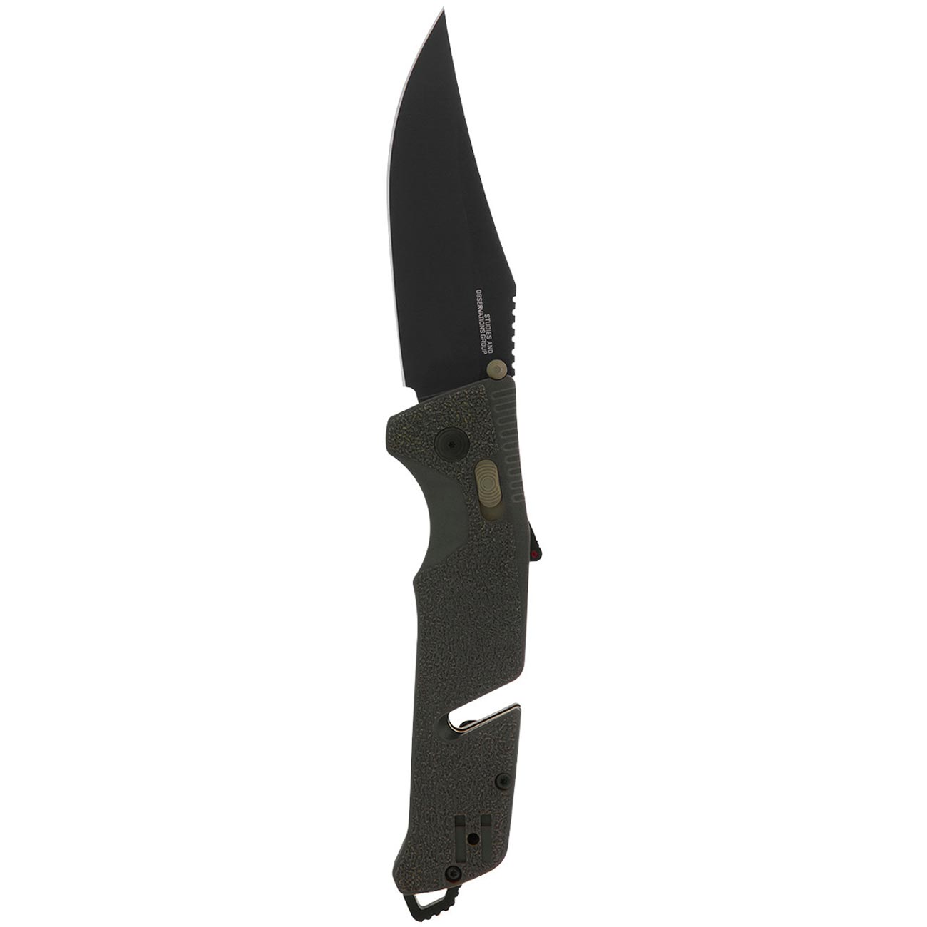 SOG Trident AT 3.7" Folding Pocket Knife (Olive Drab) - Clinch River Fishing USA