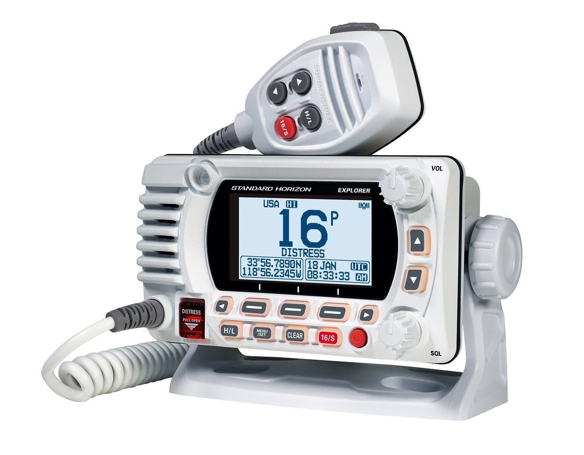 Standard Explorer GPS White 25 Watt VHF - Clinch River Fishing USA