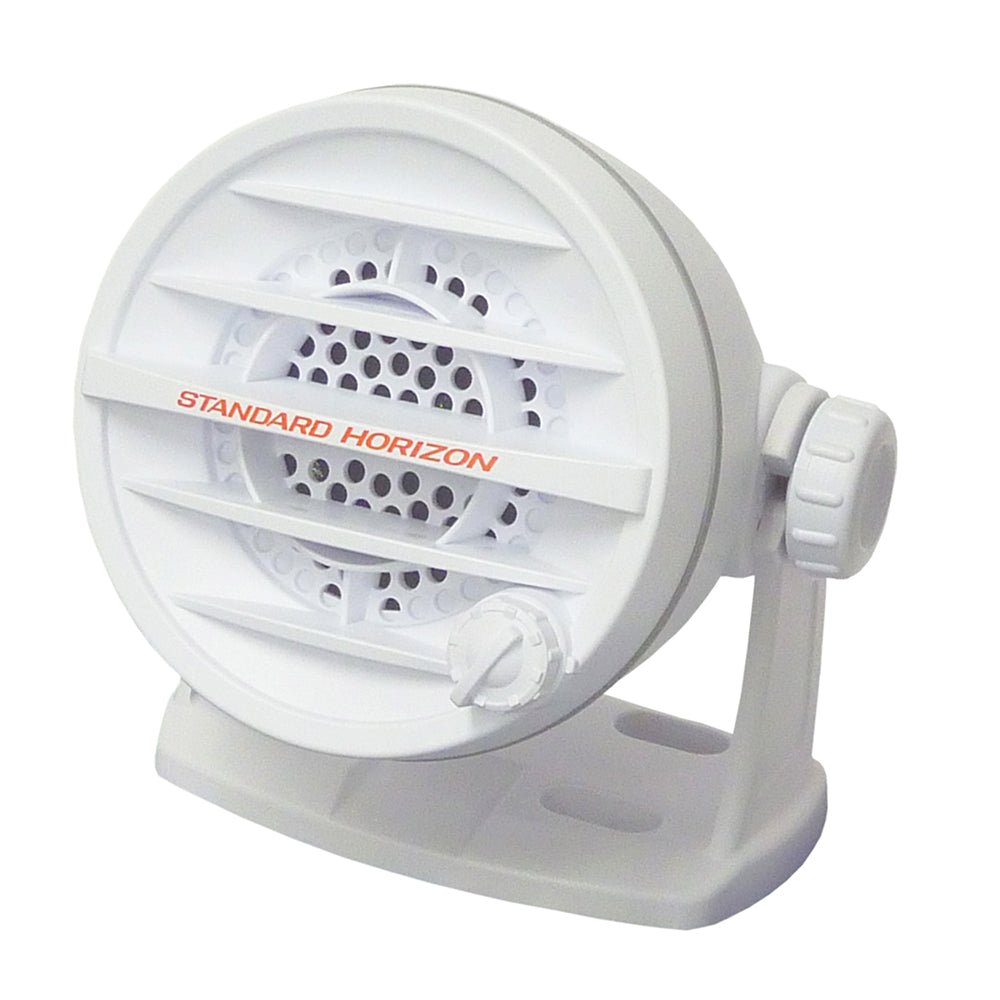 Standard Horizon 10W Amplified External Speaker - White - Clinch River Fishing USA