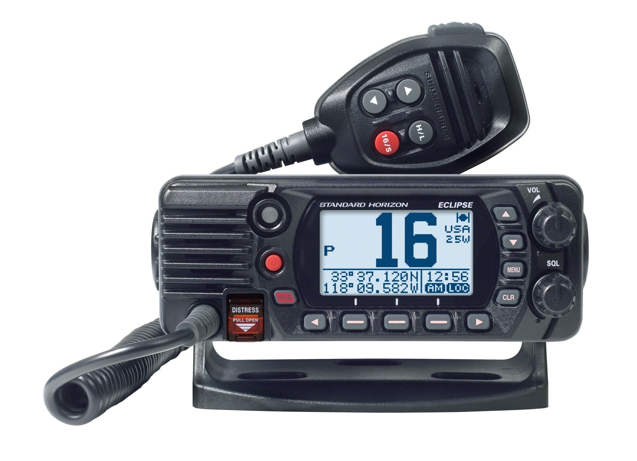 Standard Horizon Eclipse Black Class D 25 Watt VHF - Clinch River Fishing USA