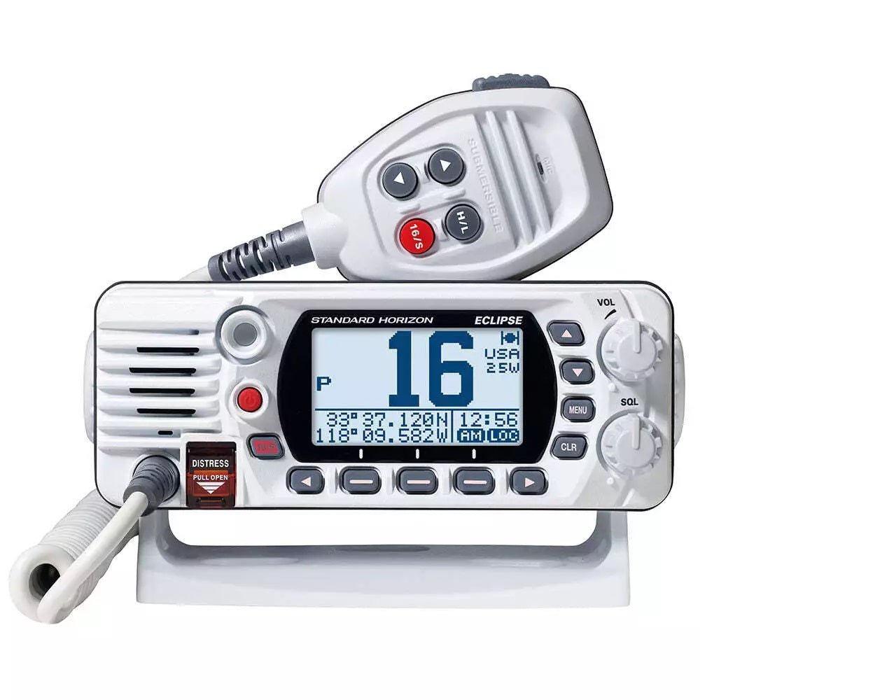 Standard Horizon Eclipse GPS White VHF Class D 25 Watt - Clinch River Fishing USA