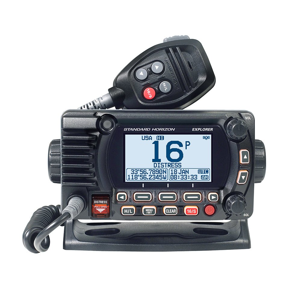 Standard Horizon GX1850 Fixed Mount VHF - NMEA 2000 - Black - Clinch River Fishing USA