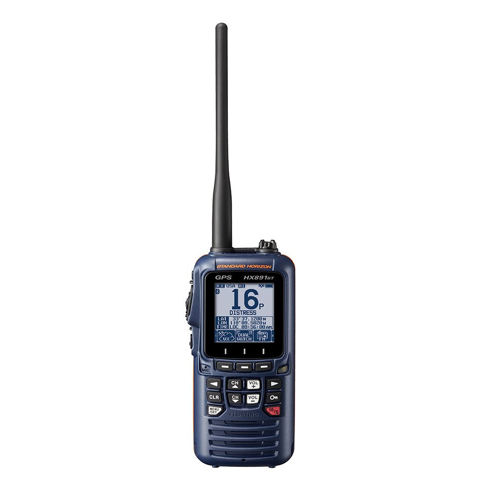 Standard Horizon HX891BT Handheld VHF w/Bluetooth - Navy Blue - Clinch River Fishing USA