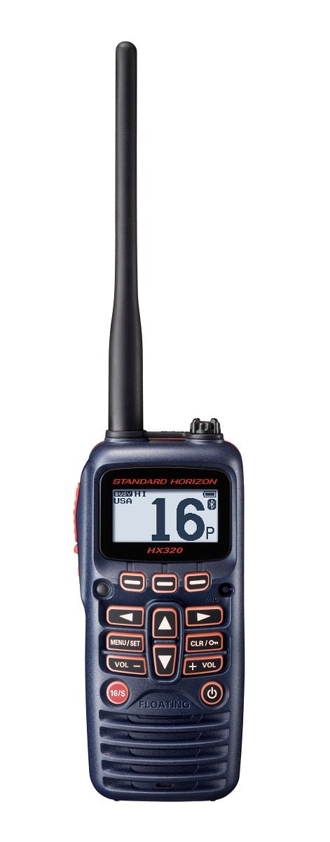 Standard HX320 6W Floating Hand Held VHF - Clinch River Fishing USA