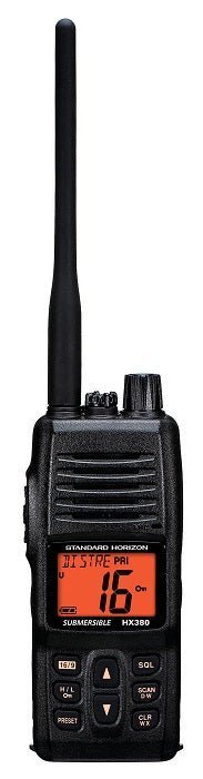 Standard HX380 Hand Held VHF - Clinch River Fishing USA