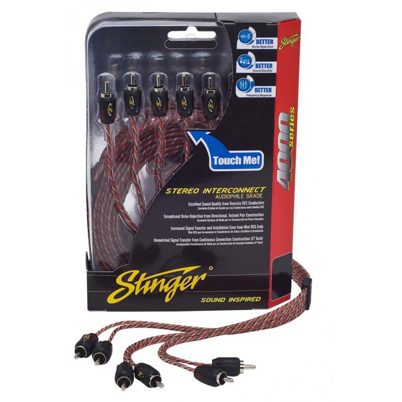 STINGER 17FT 4000 SERIES 6 CHANNEL RCA'S DIRECTIONAL TWISTED - Clinch River Fishing USA