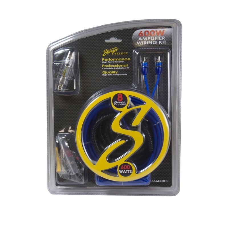Stinger 8 Gauge Amplifier Wiring Kit Copper - Clinch River Fishing USA