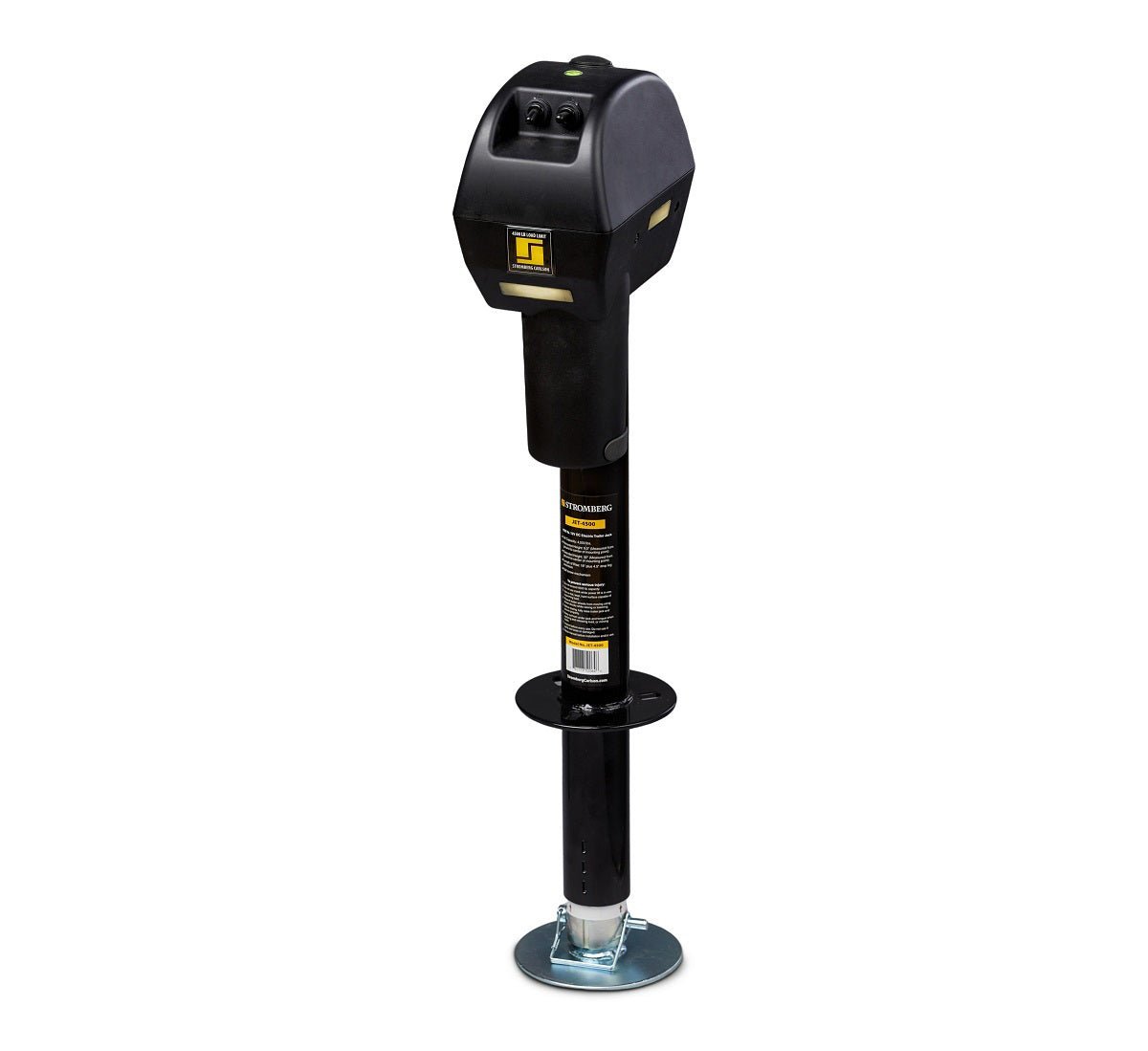 Stromberg Carlson 4500 lbs Electric Tongue Jack - Black - Clinch River Fishing USA