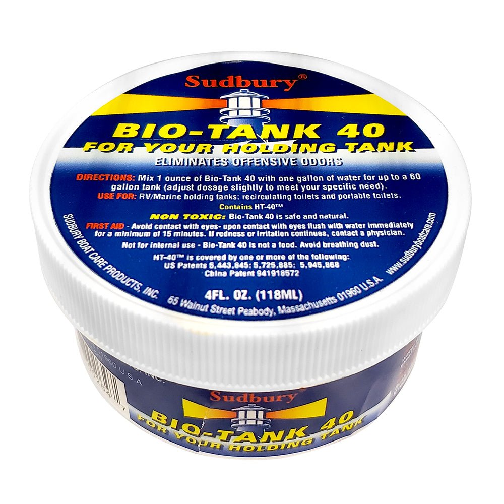 Sudbury Bio - Tank 40 Holding Tank Treatment - 4oz - Clinch River Fishing USA