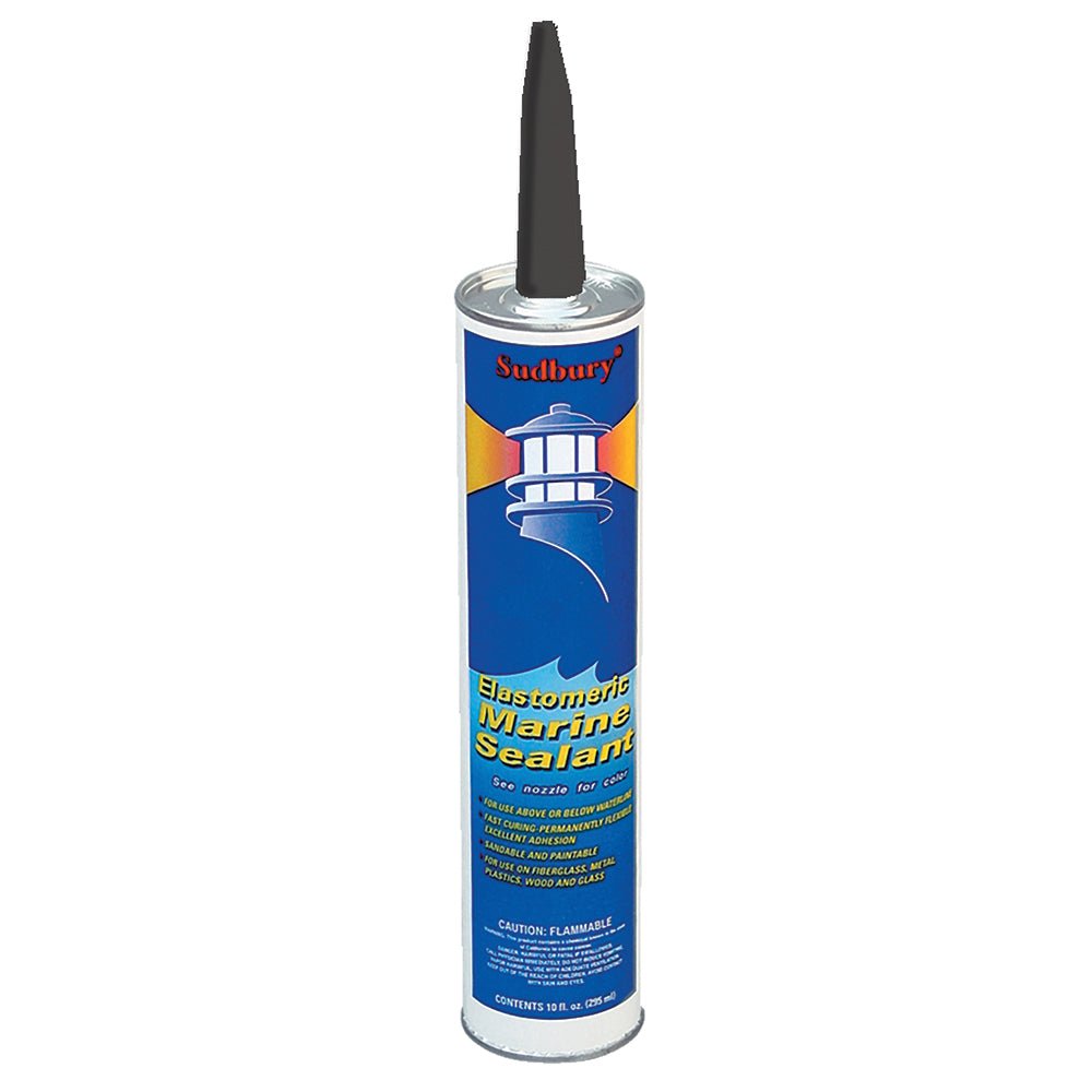 Sudbury Elastomeric Marine Sealant - 10oz Cartridge - Black - Clinch River Fishing USA