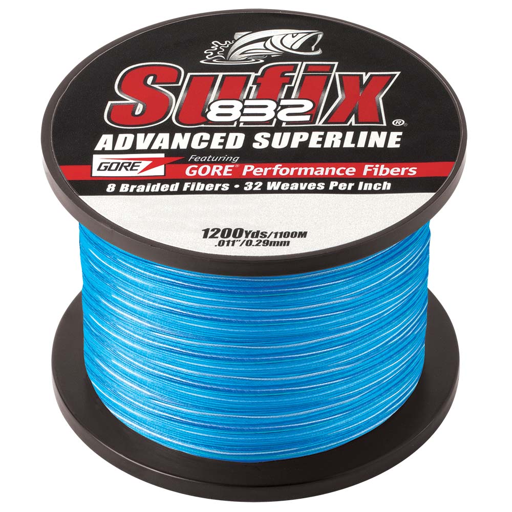 Sufix 832® Advanced Superline® Braid - 20lb - Coastal Camo - 1200 yds - Clinch River Fishing USA