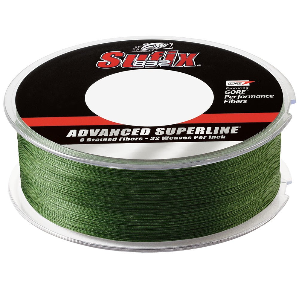 Sufix 832 Braid - 50lb - Low - Vis Green - 600 yds - Clinch River Fishing USA