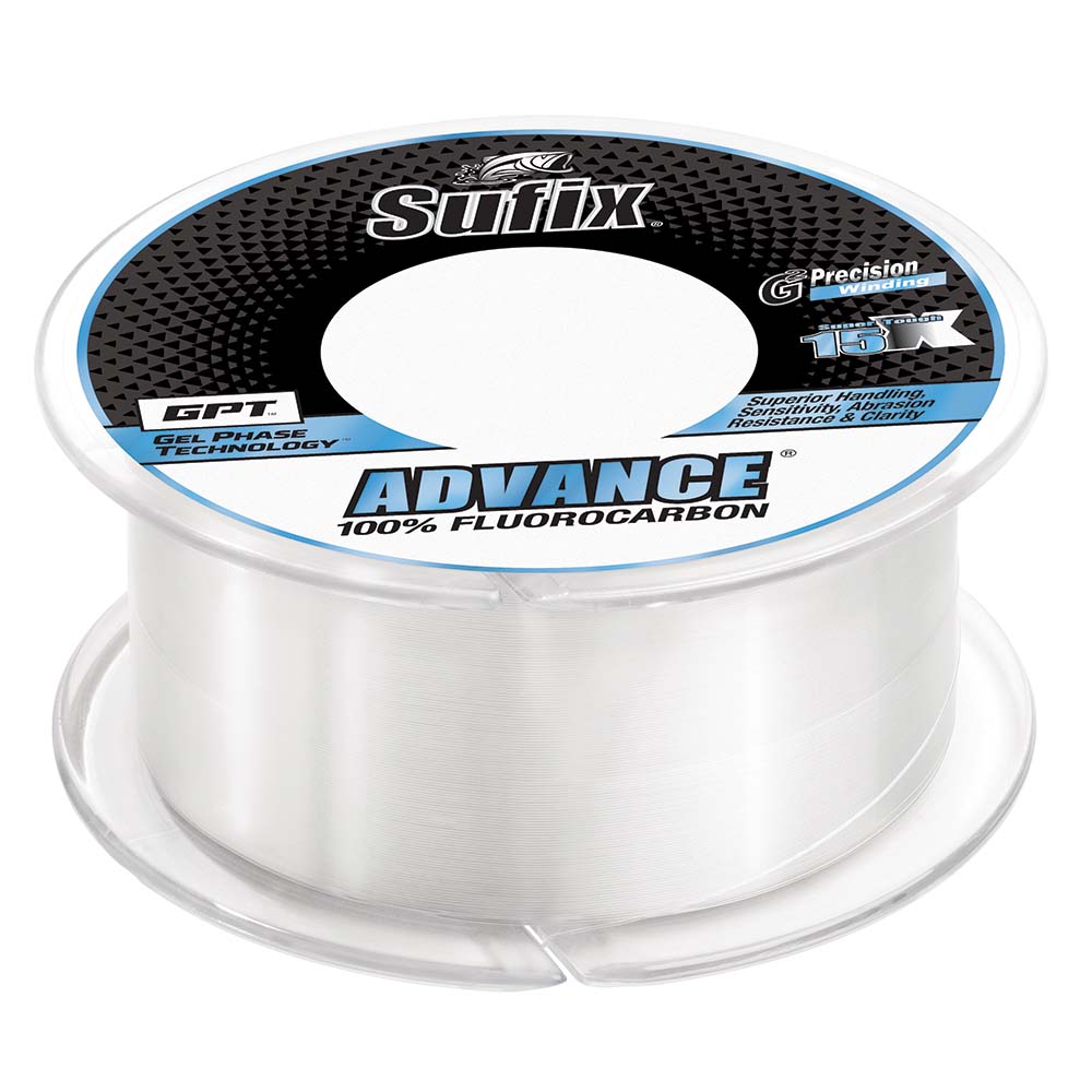 Sufix Advance® Fluorocarbon - 14lb - Clear - 200 yds - Clinch River Fishing USA