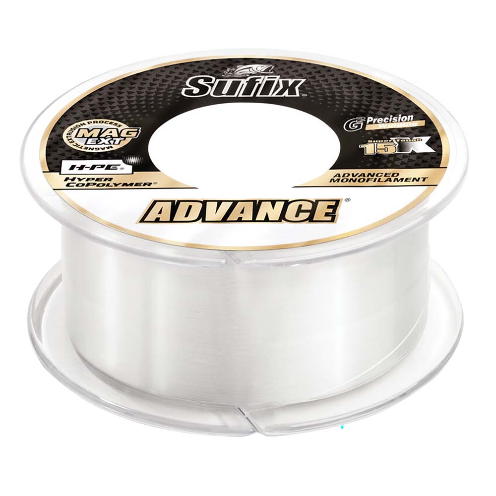 Sufix Advance® Monofilament - 20lb - Clear - 330 yds - Clinch River Fishing USA