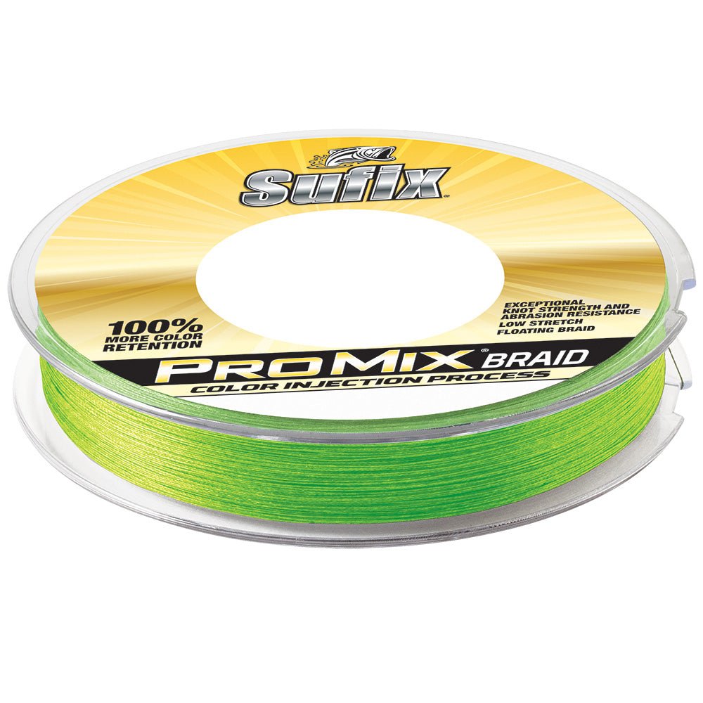 Sufix ProMix® Braid - 10lb - Neon Lime - 300 yds - Clinch River Fishing USA