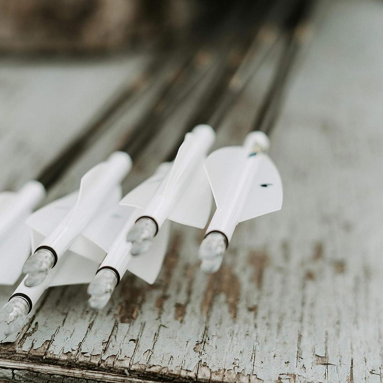 Tac Vanes 4.625" Standard Arrow Wraps - White (13 pack) - Clinch River Fishing USA