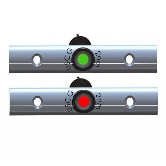 TACO LED NAV LIGHT KIT, RUB RAIL W/DEUTSCH CONNECTORS - 4" PLATE | F38-6810B-1 - Clinch River Fishing USA