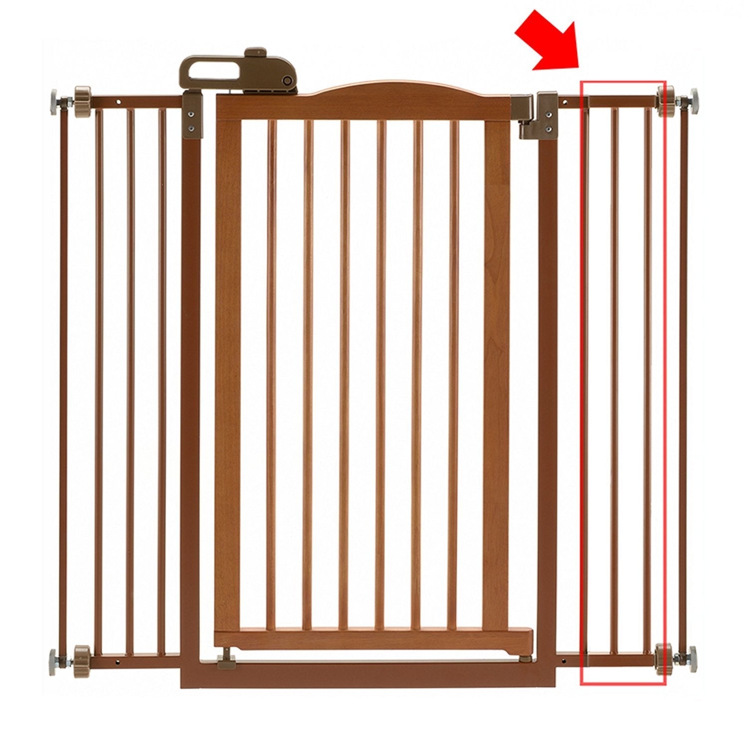 Tall One-Touch Gate II Extension in Brown - Clinch River Fishing USA